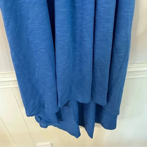 Lanston Women’s Blue Spaghetti Strap High-Low Pleated Ruffle Dress Size S NWT - Picture 5 of 7